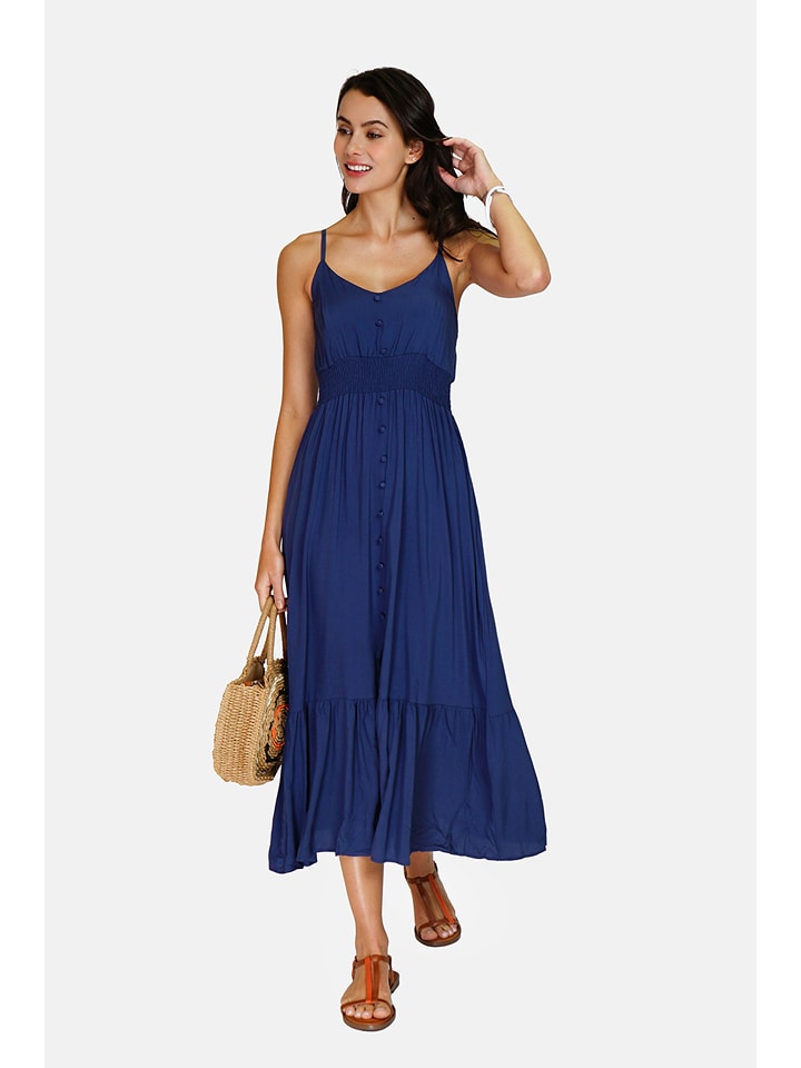 ASSUILI Sukienka w kolorze granatowym rozmiar: 42