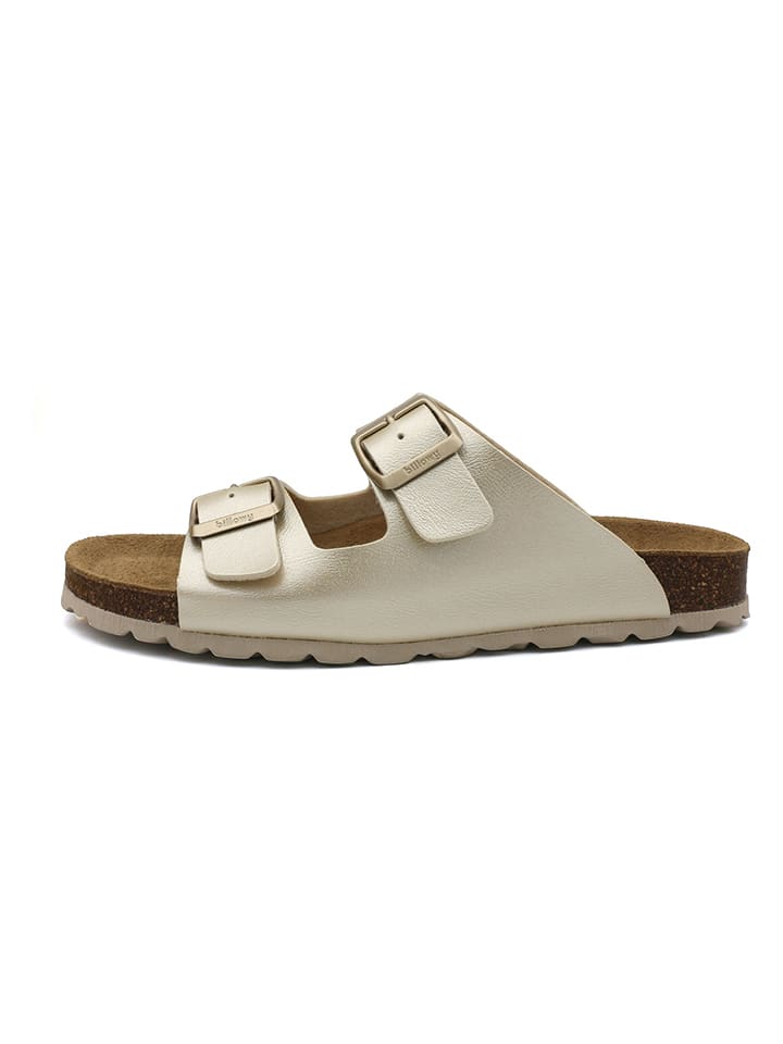 billowy Klapki w kolorze złotym rozmiar: 39