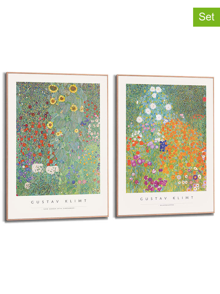 Orangewallz Druki artystyczne (2 szt.) w ramce rozmiar: 50x70 cm