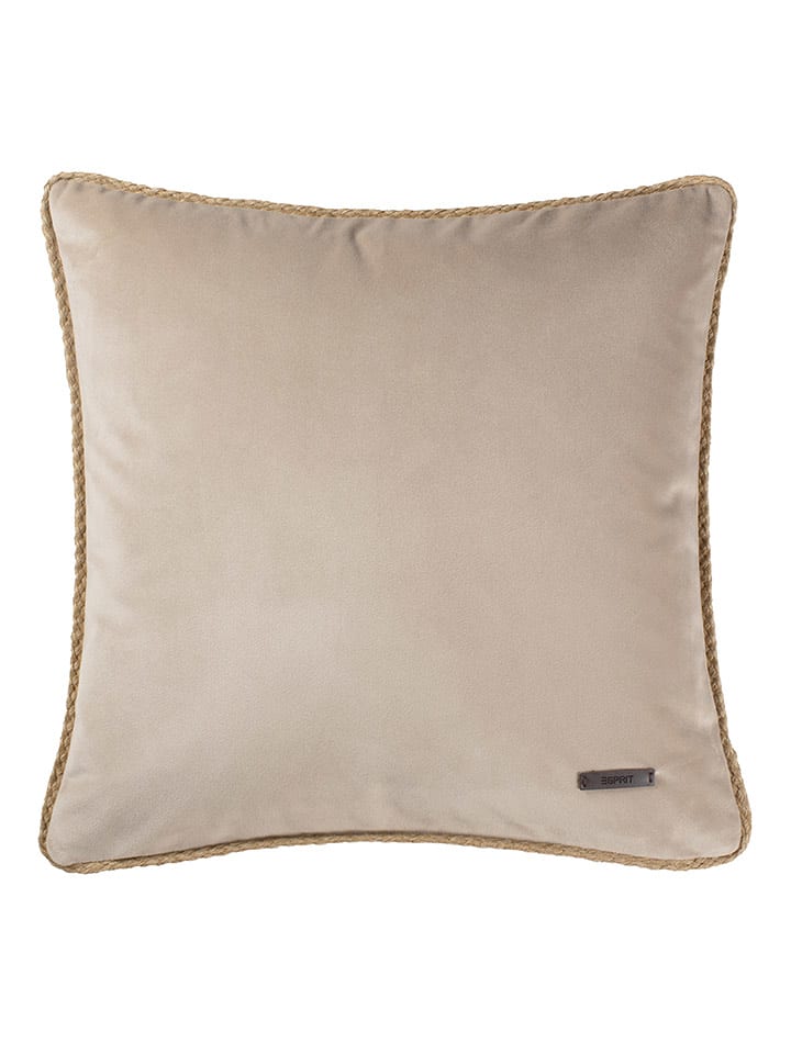 ESPRIT Poszewka "Elenor" w kolorze beżowym na poduszkę rozmiar: 38x38 cm
