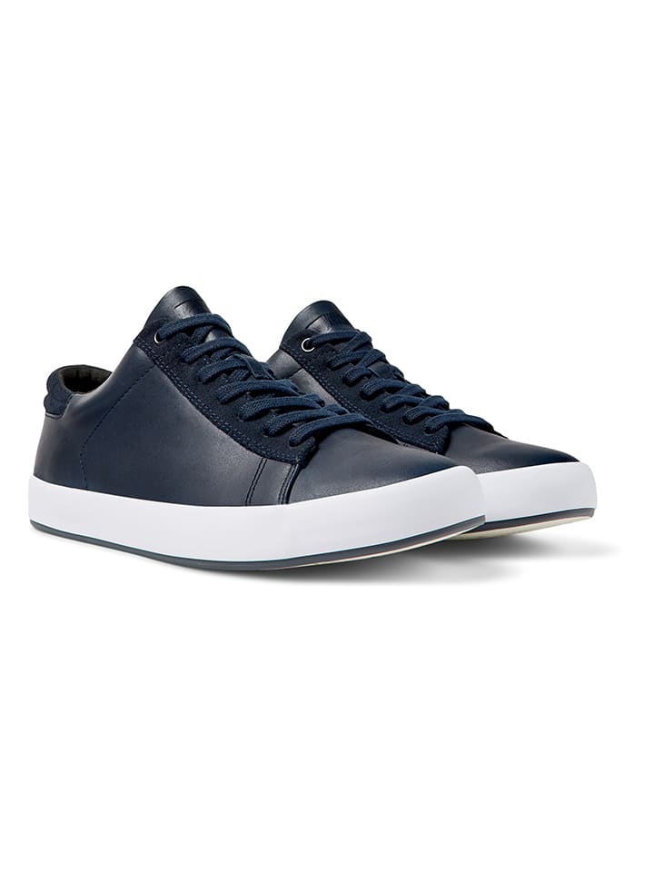 Camper Skórzane sneakersy "Andratx" w kolorze granatowym rozmiar: 44