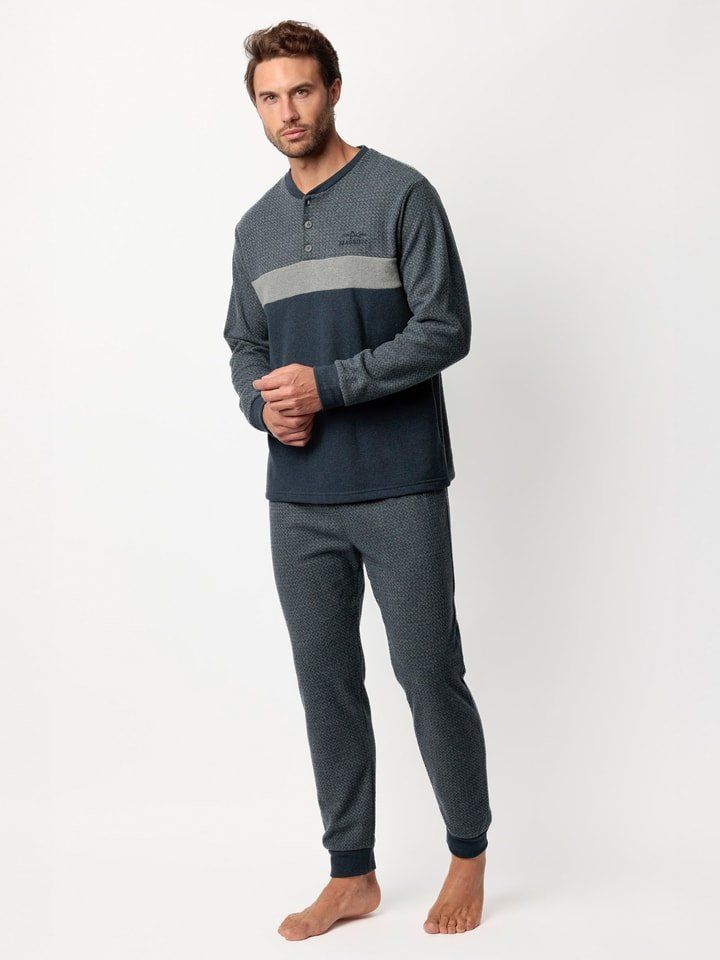 admas Piżama "Magnific" w kolorze granatowym rozmiar: XL