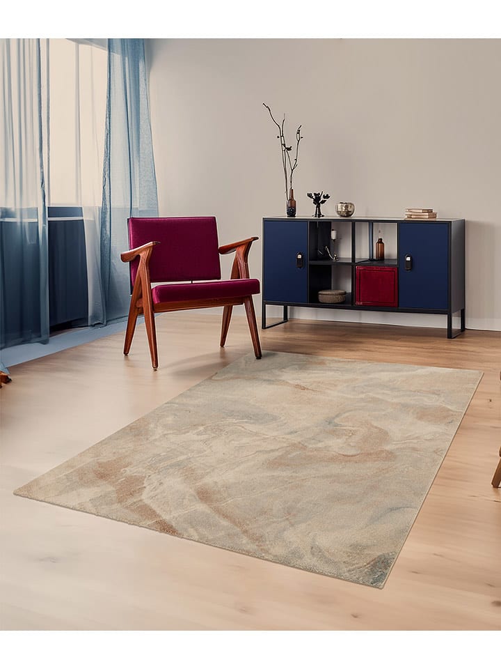 bobochic Dywan "Riviere" w kolorze niebiesko-beżowym rozmiar: 160x230 cm