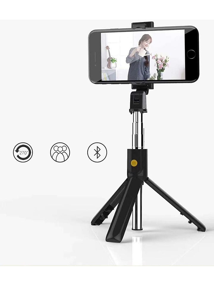 SmartCase Mini-Selfie-Stick Bluetooth w kolorze czarnym rozmiar: onesize