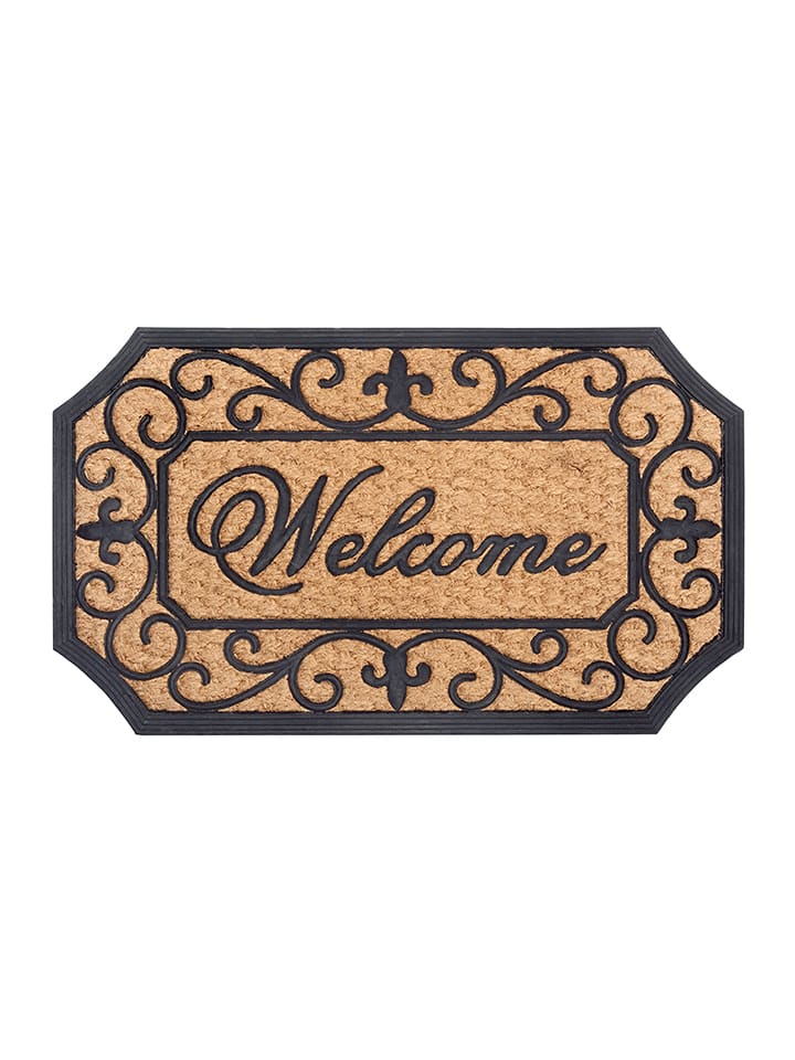 Hanse Home Wycieraczka w kolorze jasnobrązowym z włókna kokosowego rozmiar: 45x75 cm