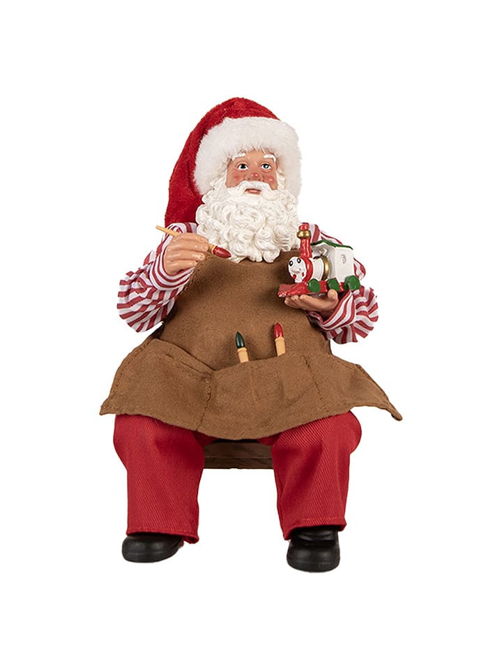 Clayre & Eef Figurka dekoracyjna w kolorze jasnobrązowo-czerwonym - 13 x 28 x 10 cm rozmiar: onesize