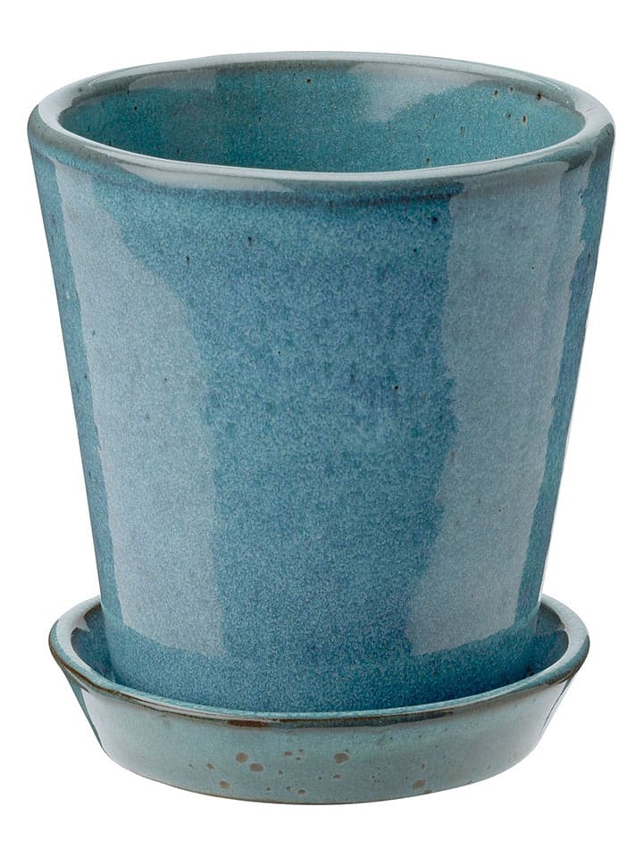 Knabstrup Doniczka "Knabstrup" w kolorze niebieskim - wys. 12 x Ø 10,5 cm rozmiar: onesize