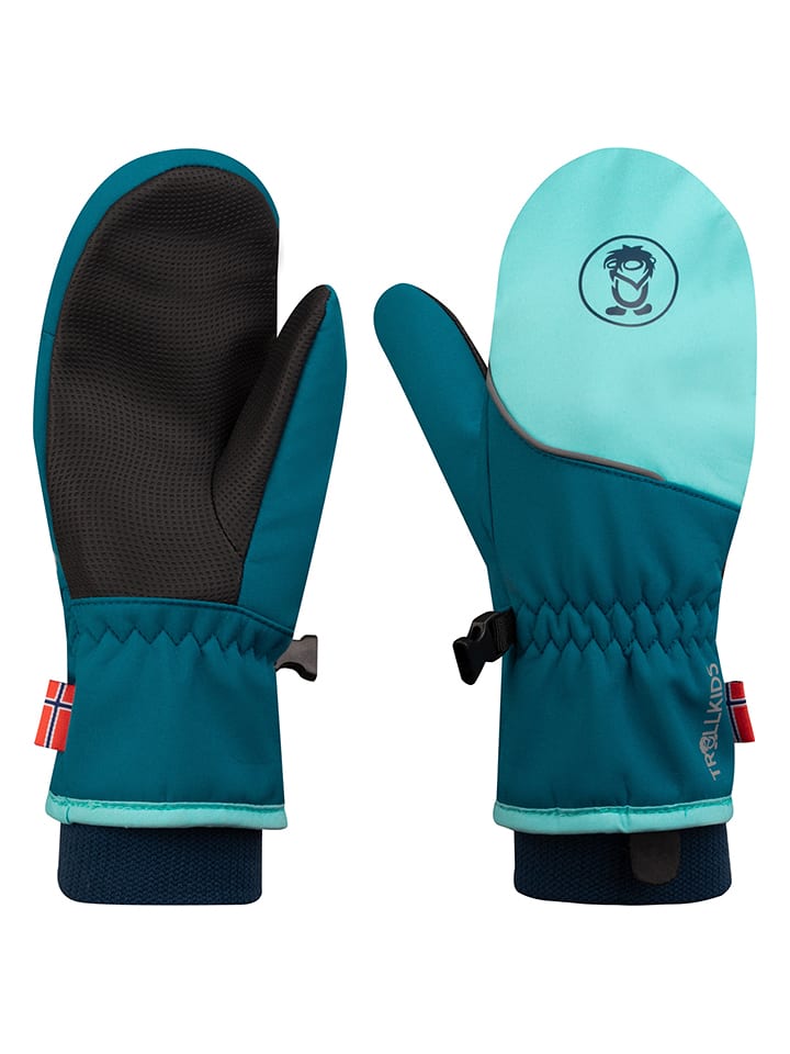 Trollkids Rękawiczki funkcyjne "Trolltunga" w kolorze turkusowym rozmiar: 4