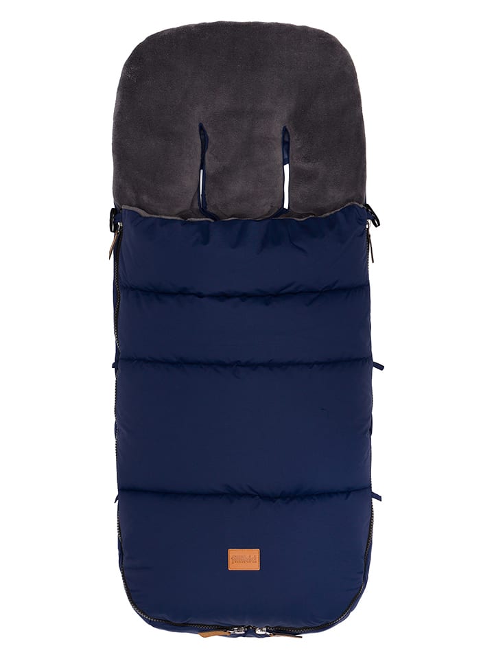 fillikid Śpiworek zimowy "Kinley" w kolorze granatowym - 100 x 50 cm rozmiar: onesize