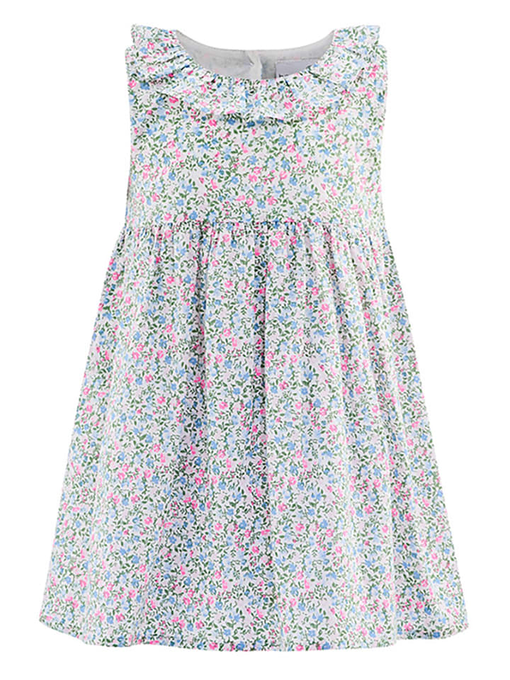 happy girls by Eisend Sukienka w kolorze błękitno-biało-jasnoróżowym rozmiar: 80