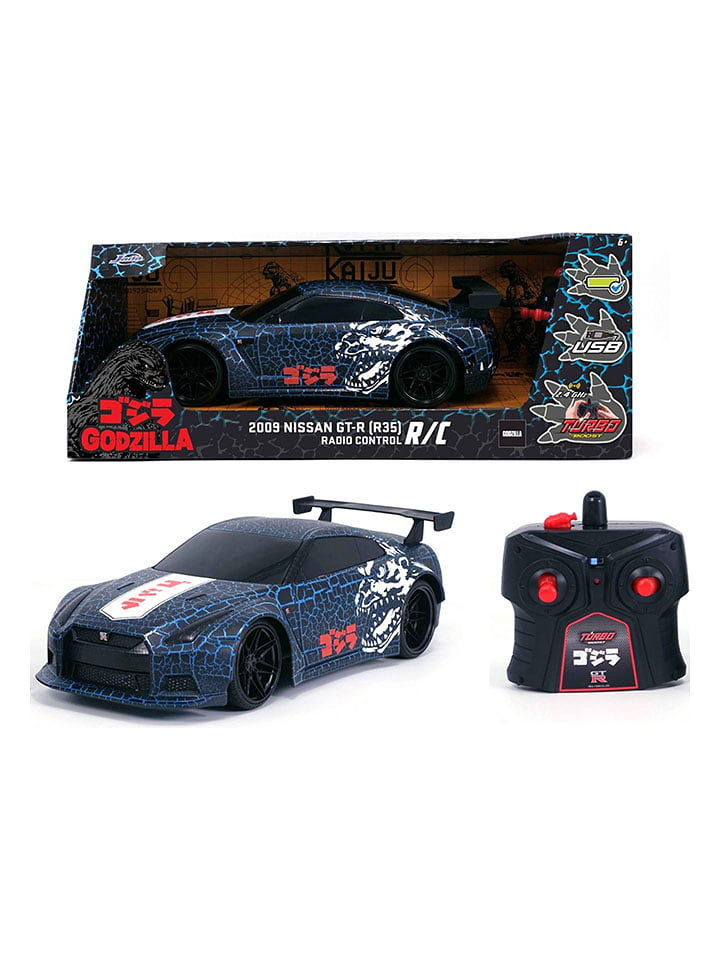 Dickie Toys Samochód zdalnie sterowany "Godzilla 2009 Nissan GT-R" - 6+ rozmiar: onesize