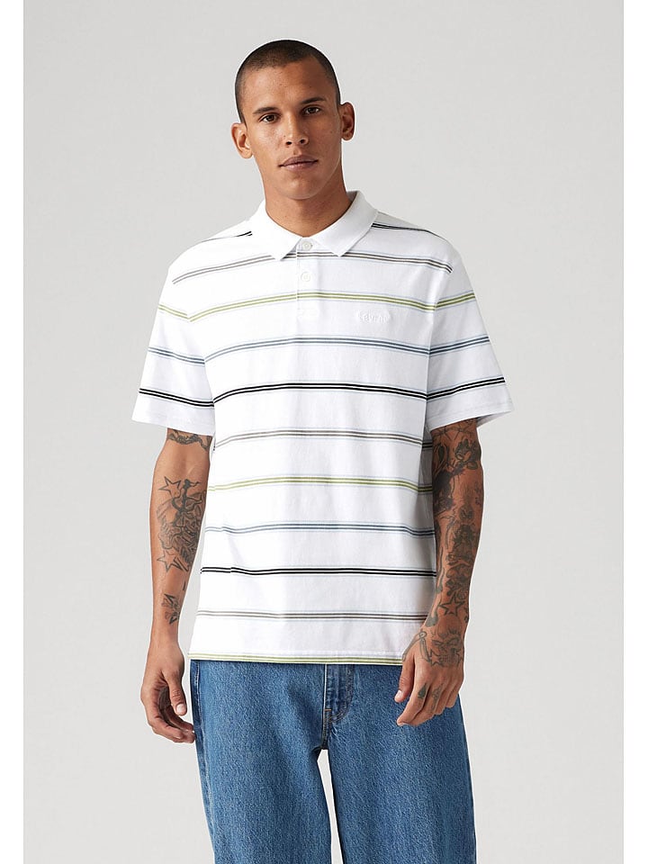 Levi´s Koszulka polo w kolorze białym rozmiar: L