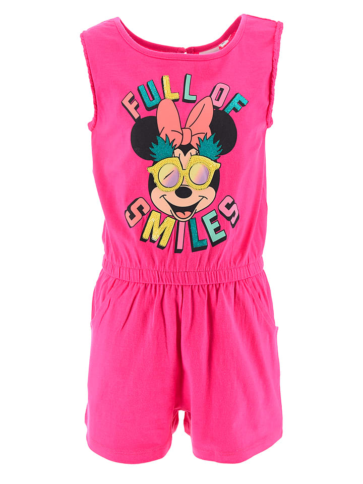 Disney Minnie Mouse Kombinezon "Minnie" w kolorze różowym rozmiar: 128