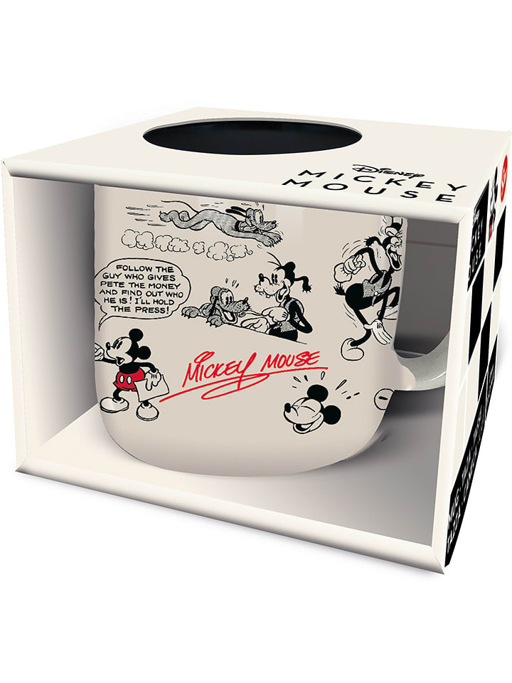 Stor Kubek "Mickey Mouse" w kolorze czerwono-kremowym - 400 ml rozmiar: onesize