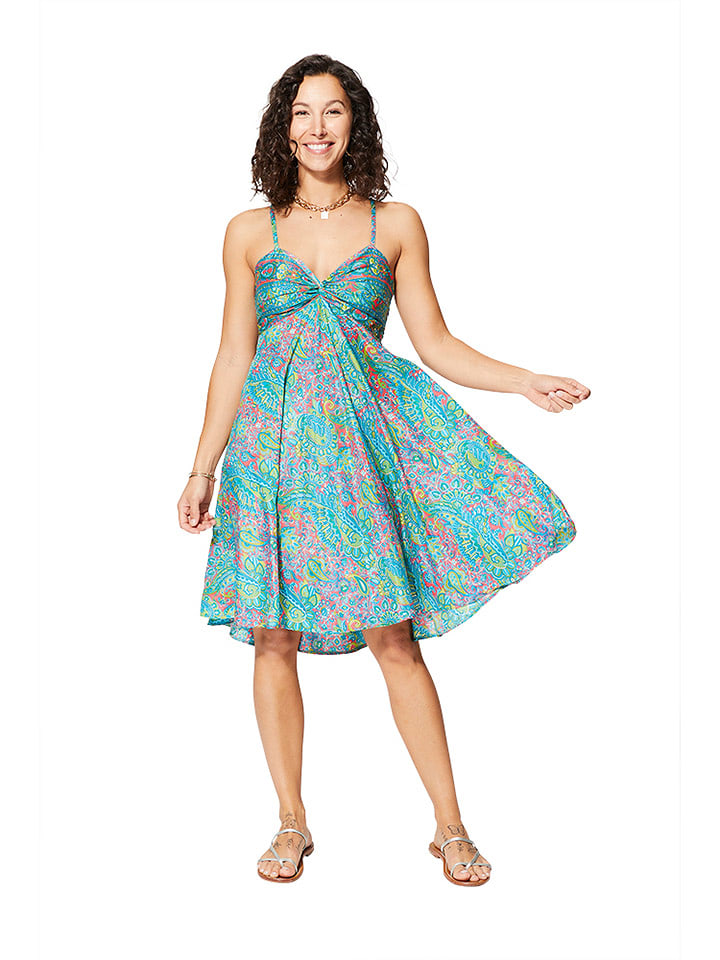 Aller Simplement Sukienka w kolorze turkusowym rozmiar: 38/40