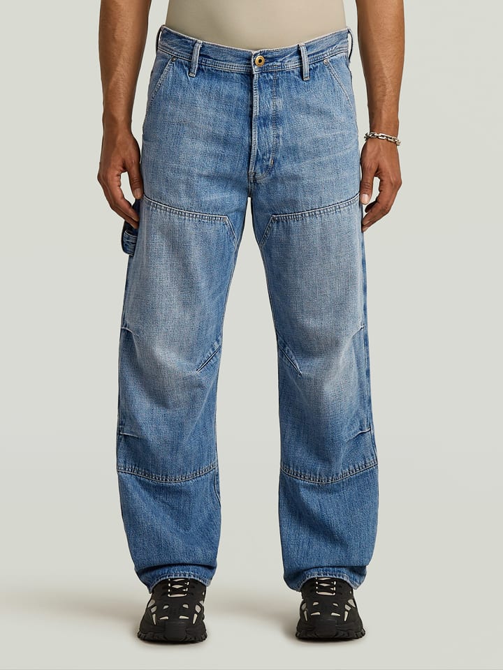 G-Star Dżinsy - Loose fit - w kolorze niebieskim rozmiar: W35/L32