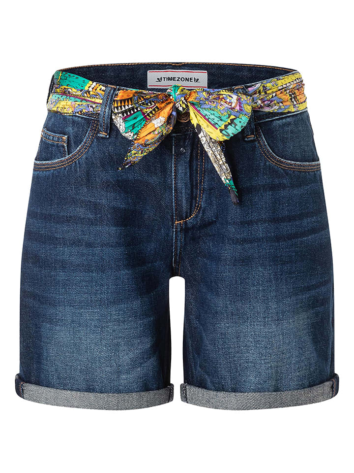 Timezone Szorty dżinsowe "Alexa" - Regular fit - w kolorze granatowym rozmiar: W27