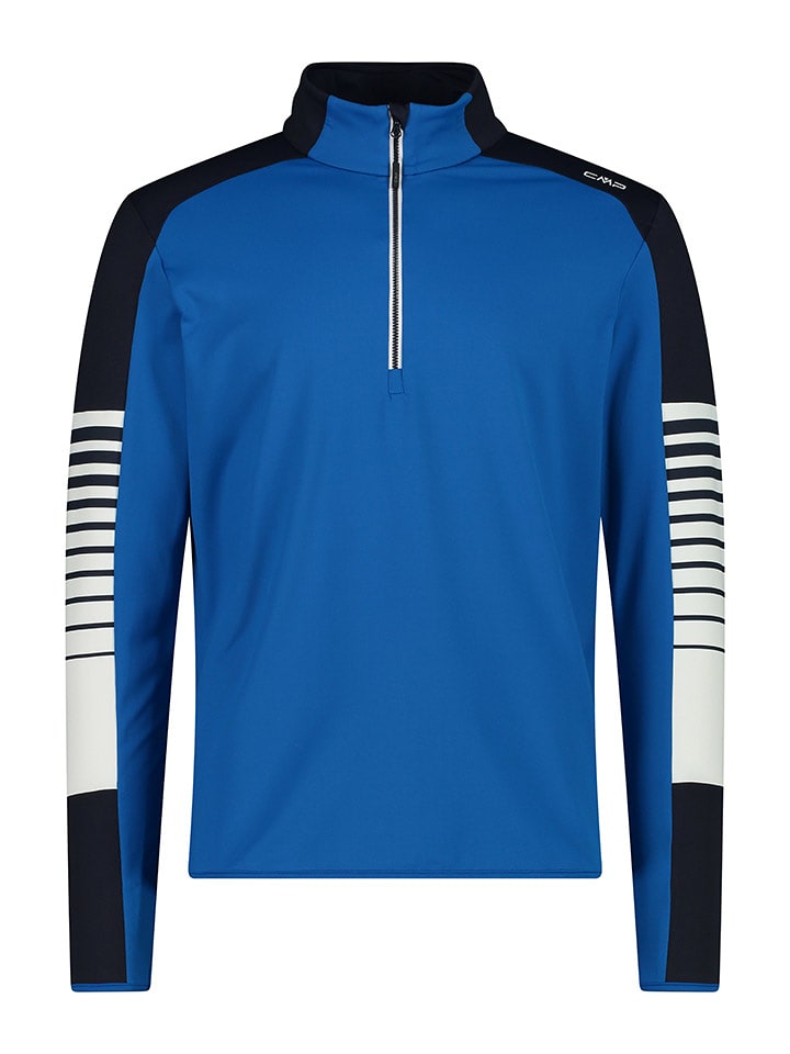 CMP Bluza polarowa w kolorze niebiesko-czarno-białym rozmiar: 52