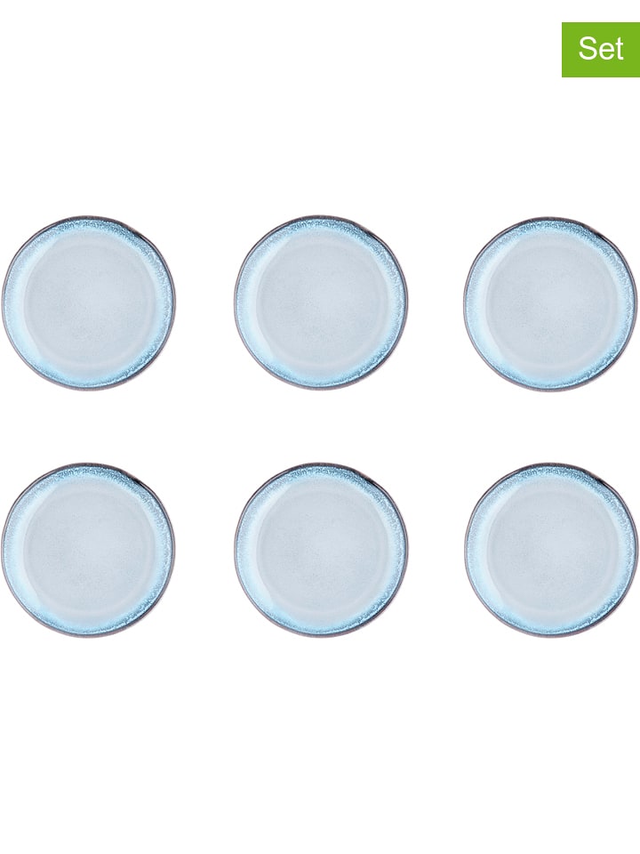 Björn Talerzyki deserowe (6 szt.) "Genesis" w kolorze błękitnym - Ø 20,5 cm rozmiar: onesize