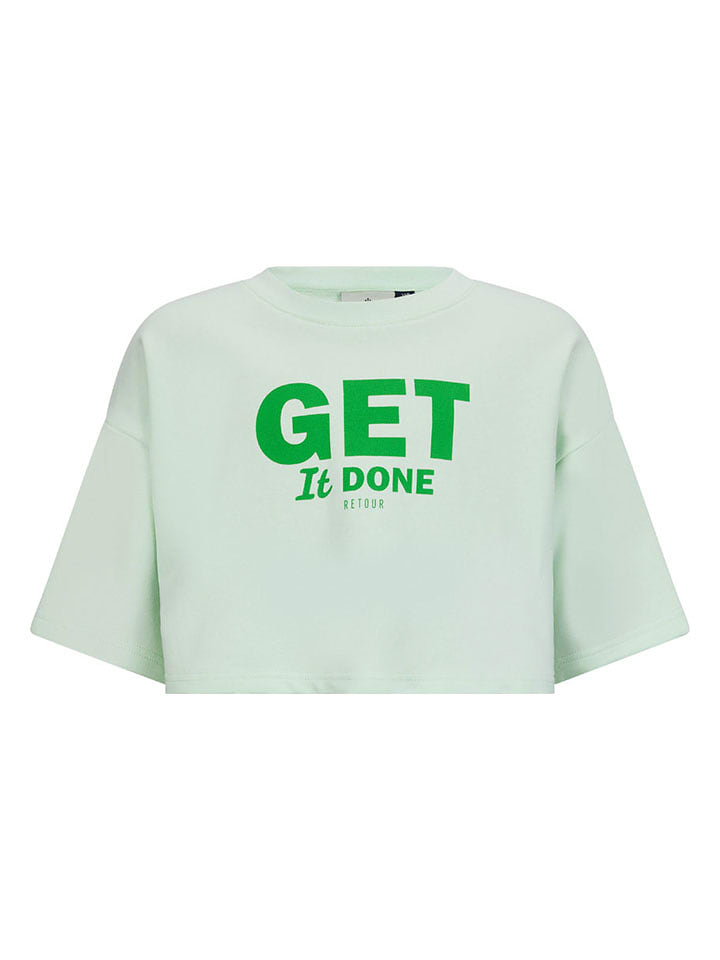 Retour Bluza "Frances" w kolorze zielonym rozmiar: 170/176