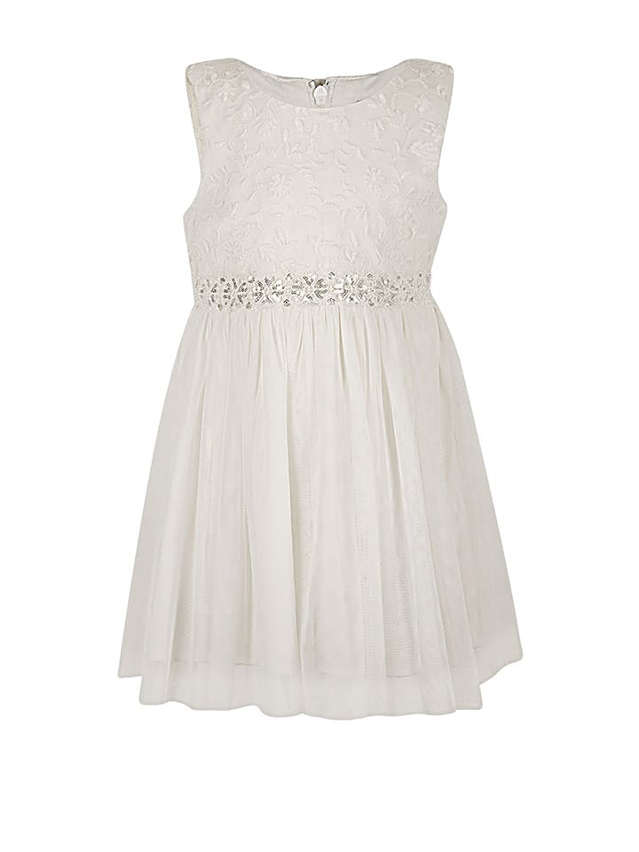 happy girls by Eisend Sukienka w kolorze kremowym rozmiar: 110