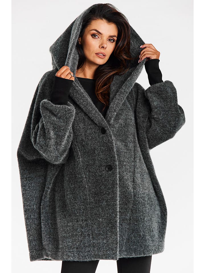 Awama Kurtka przejściowa w kolorze antracytowym rozmiar: S/M