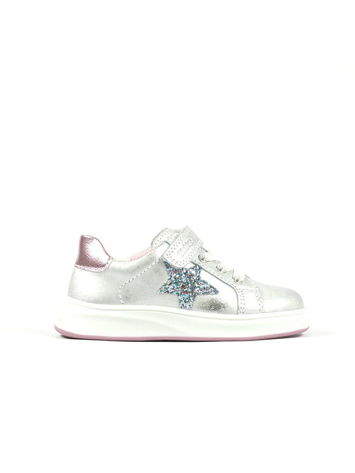 Richter Shoes Skórzane sneakersy w kolorze srebrnym rozmiar: 30