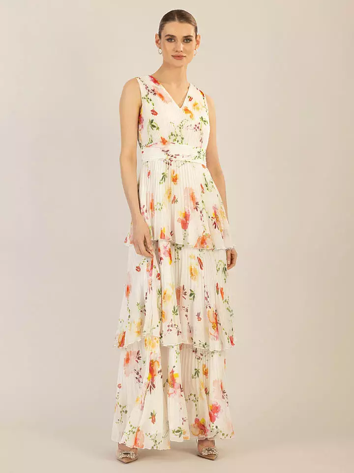 APART Sukienka w kolorze kremowo-brzoskwiniowym rozmiar: 46