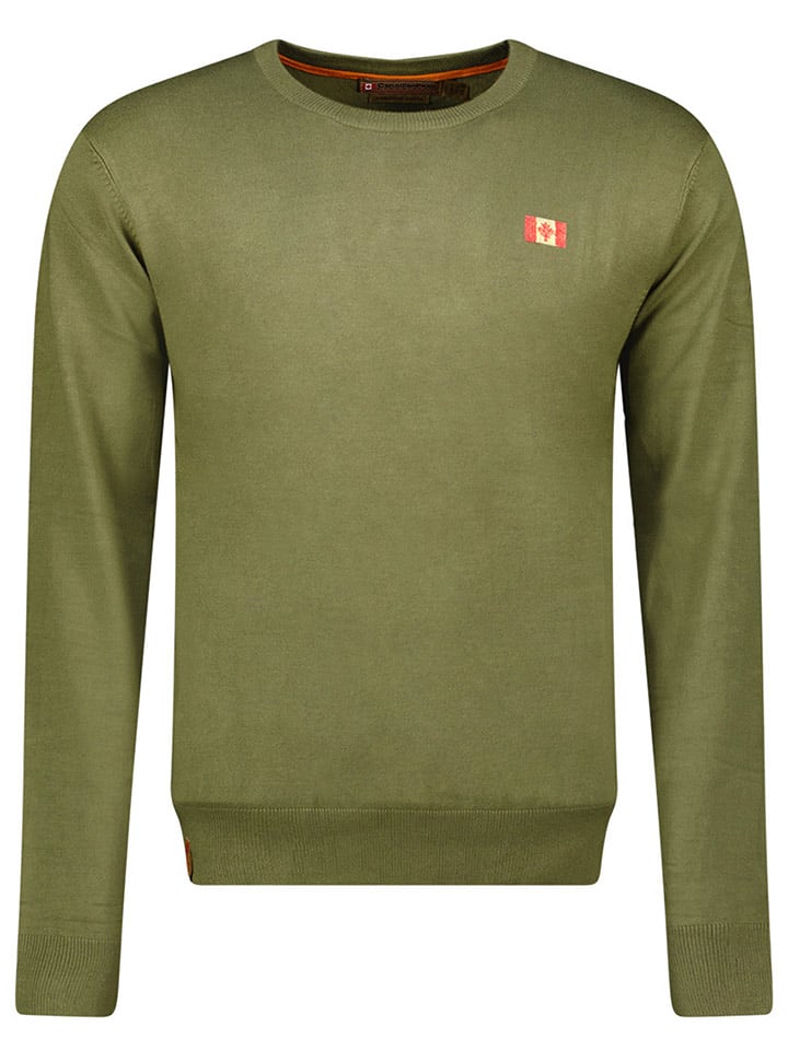 Canadian Peak Sweter "Ferasmeak" w kolorze khaki rozmiar: XXL