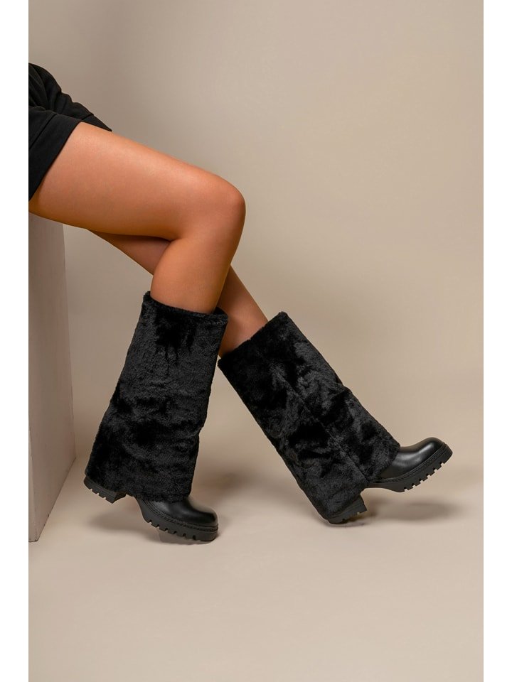 C'M Kozaki w kolorze czarnym rozmiar: 36