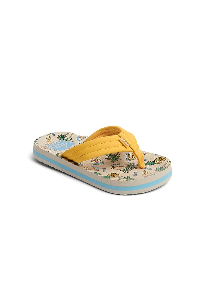 Reef Japonki "Ahi" w kolorze żółto-beżowym rozmiar: 36