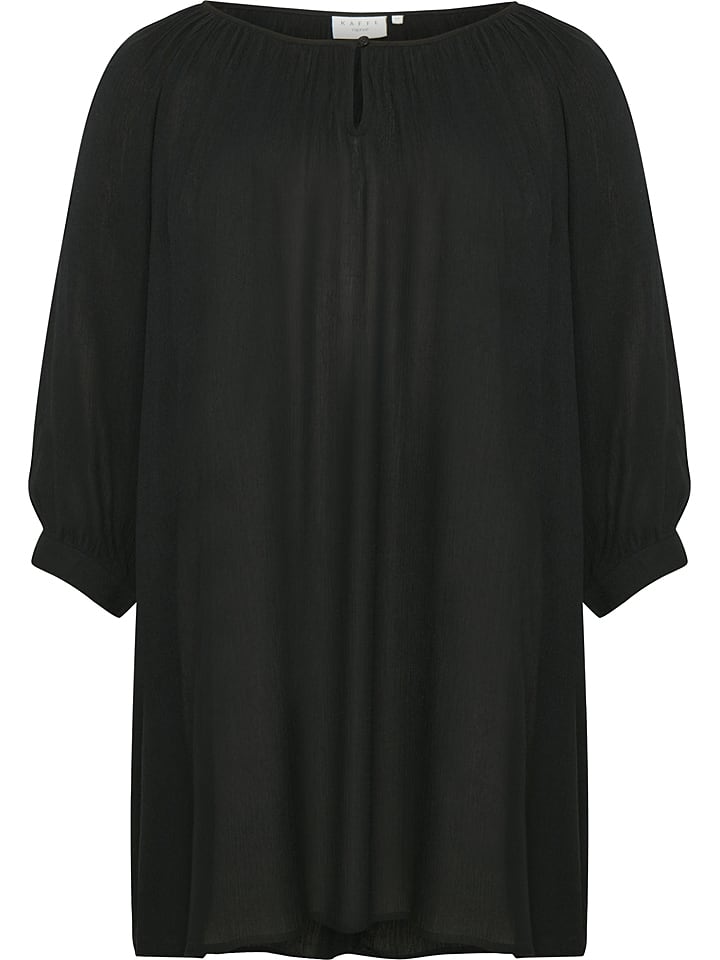KAFFE curve Tunika "Ami" w kolorze czarnym rozmiar: 44