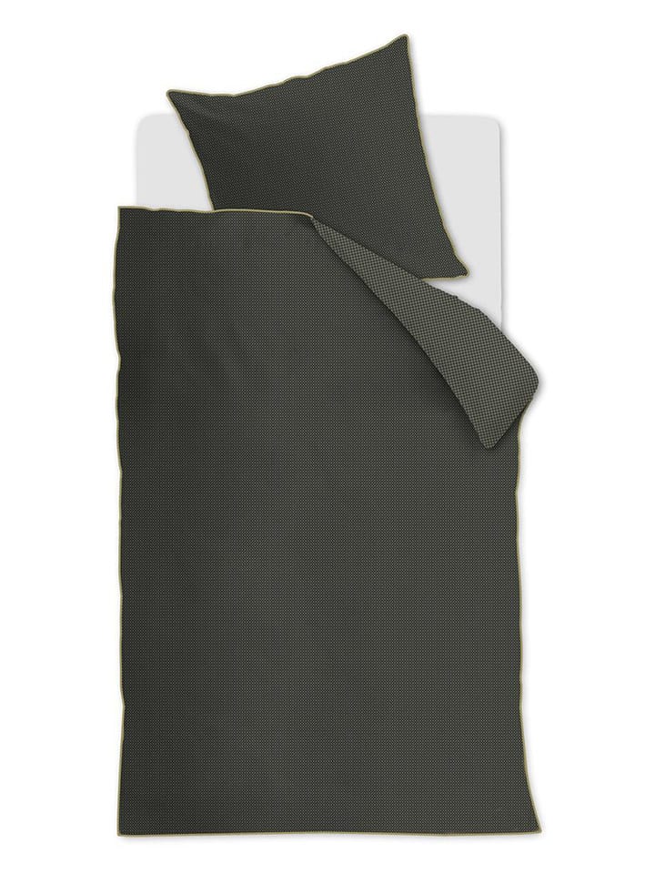 Beddinghouse Komplet pościeli satynowej "Richmond" w kolorze ciemnozielonym rozmiar: 135x200 cm