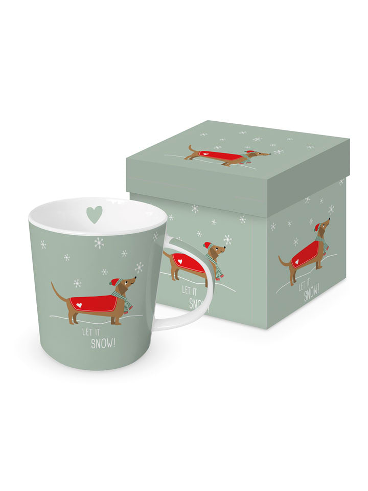 ppd Kubek jumbo "Winter Story" w kolorze szarym - 400 ml rozmiar: onesize