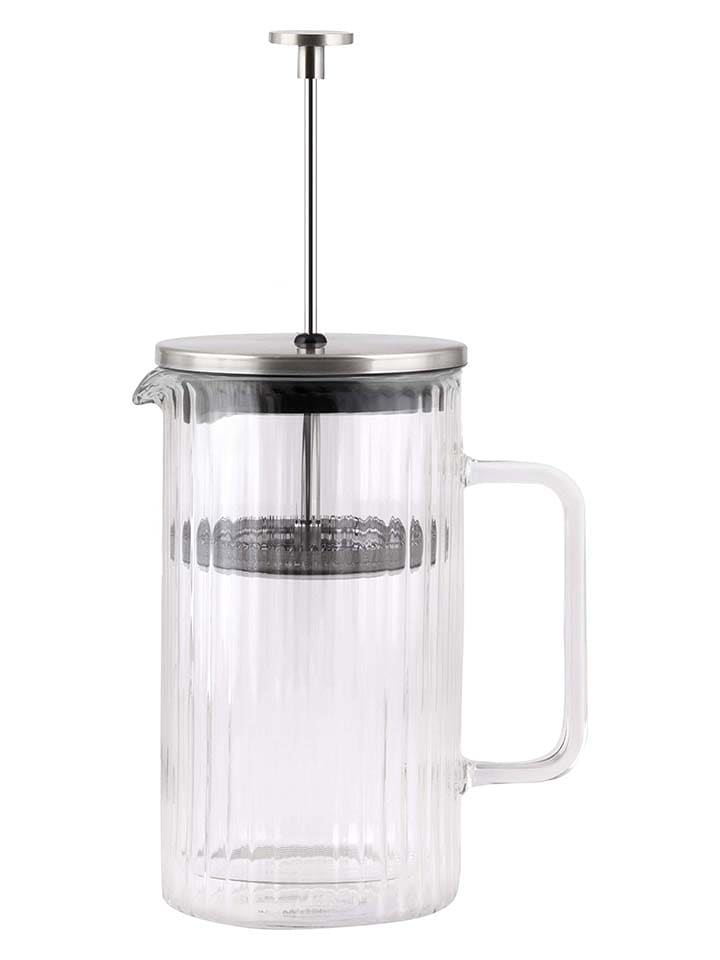 Vialli Design Dzbanek "Tulip" w kolorze srebrnym do herbaty - 1 l rozmiar: onesize