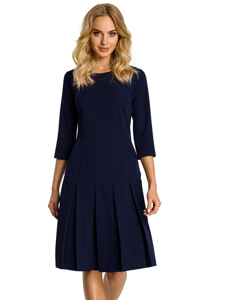 made of emotion Sukienka w kolorze granatowym rozmiar: M