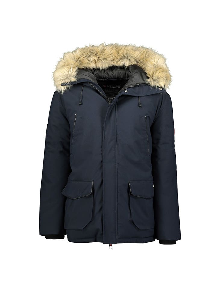 Geographical Norway Parka "Claude" w kolorze granatowym rozmiar: 128