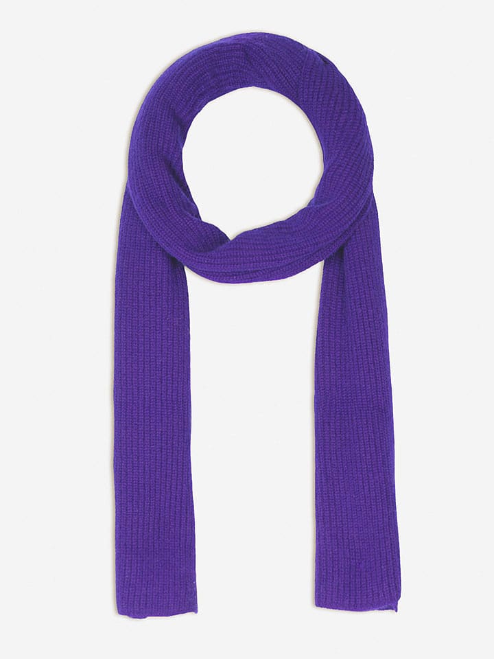 Just Cashmere Kaszmirowy szal w kolorze fioletowym - 200 x 30 cm rozmiar: onesize
