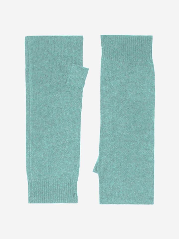 Perfect Cashmere Kaszmirowe mankiety "Zoe" w kolorze turkusowym rozmiar: onesize
