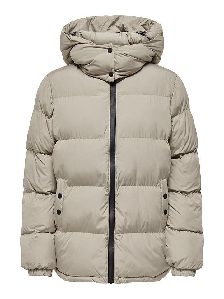 JDY Kurtka pikowana w kolorze beżowym rozmiar: M