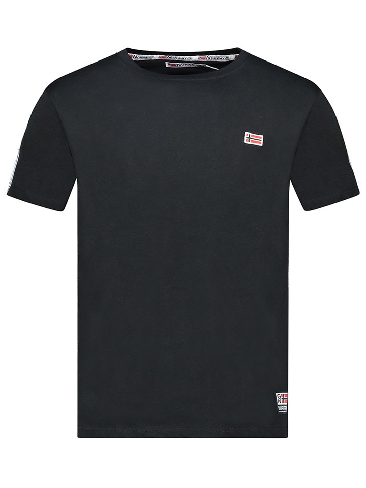 Geographical Norway Koszulka "Javender" w kolorze czarnym rozmiar: XXL