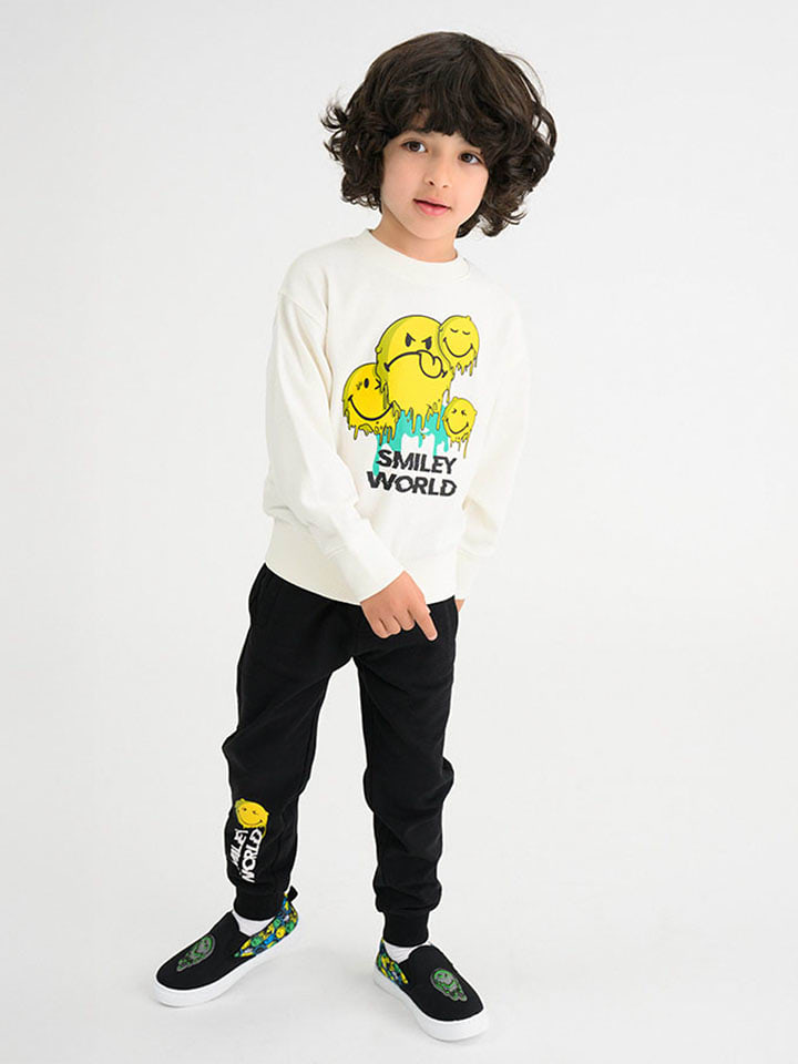 COOL CLUB 2-częściowy zestaw w kolorze biało-czarnym rozmiar: 122