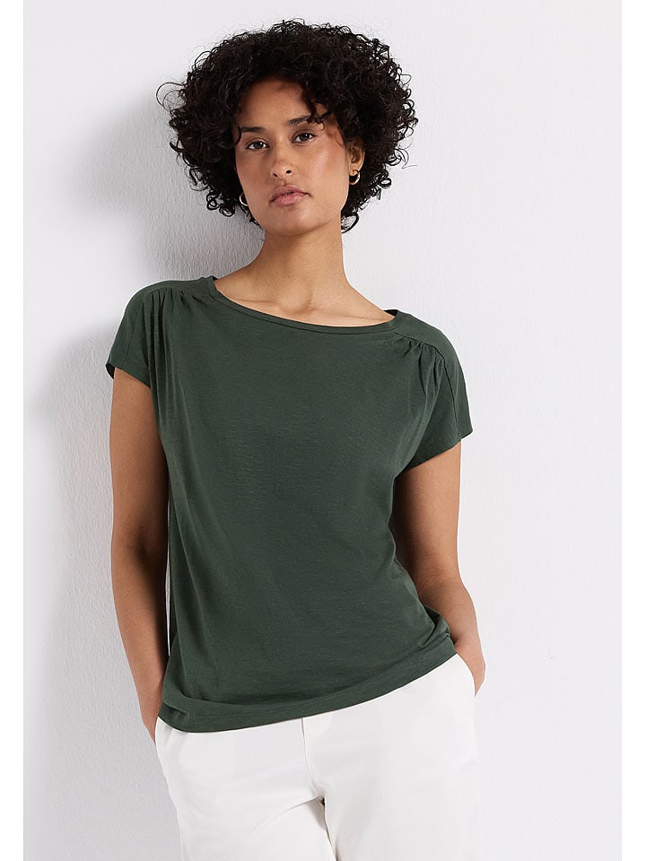 Street One Koszulka w kolorze ciemnozielonym rozmiar: 34