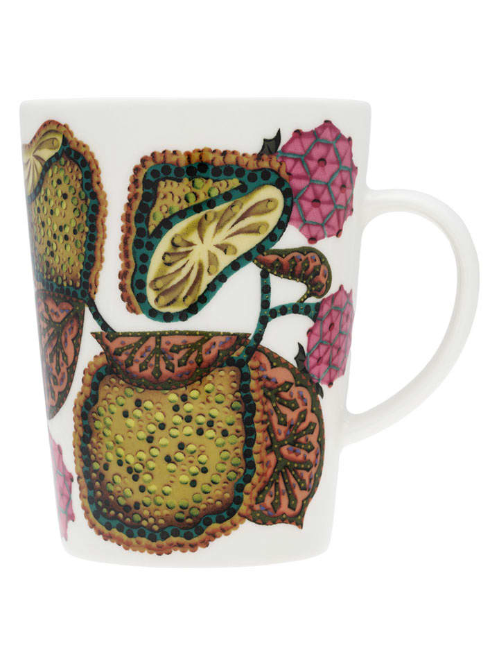 iittala Kubek jumbo "Taika Sato" w kolorze biało-żółto-jasnoróżowym - 400 ml rozmiar: onesize