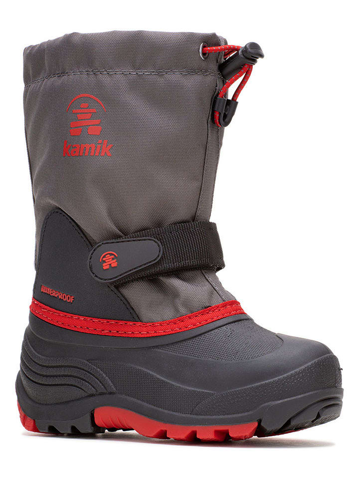 Kamik Kozaki zimowe "Waterbug 5" w kolorze szarym rozmiar: 32