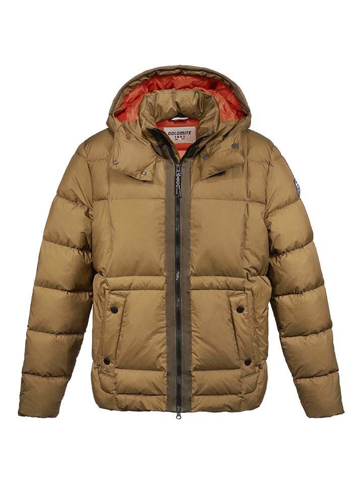 DOLOMITE Kurtka puchowa "Fitzroy" w kolorze jasnobrązowym rozmiar: XXL