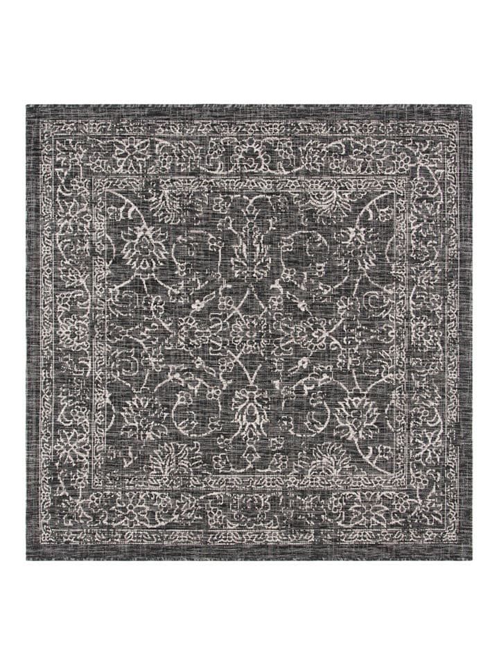 Safavieh Dywan "Courtryard" w kolorze antracytowym rozmiar: 160x160 cm