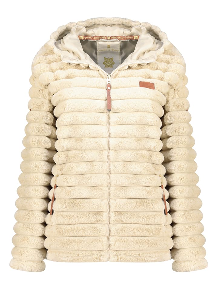 Geographical Norway Kurtka polarowa "Trebelle" w kolorze kremowym rozmiar: M