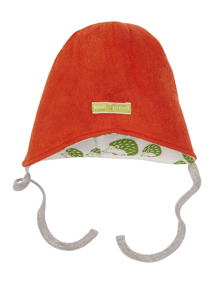 loud + proud Dwustronna czapka w kolorze biało-czerwonym rozmiar: 62/68