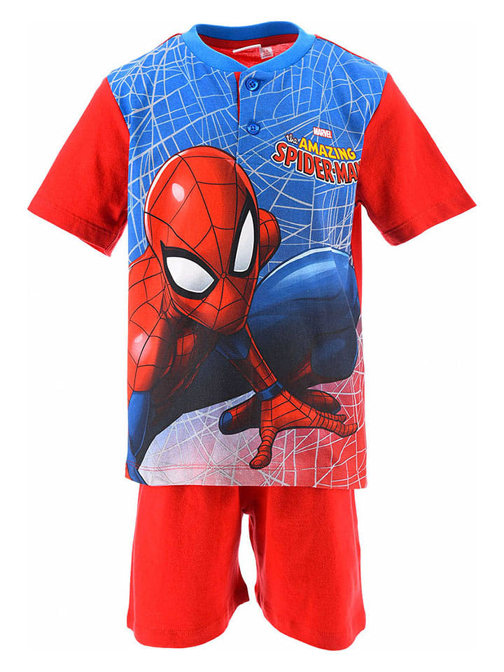 Spiderman Piżama "Spider-Man" w kolorze czerwono-niebieskim rozmiar: 98